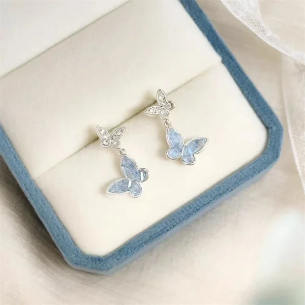 Bleu Butterfly Earrings 