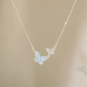 Bleu Butterfly necklace 