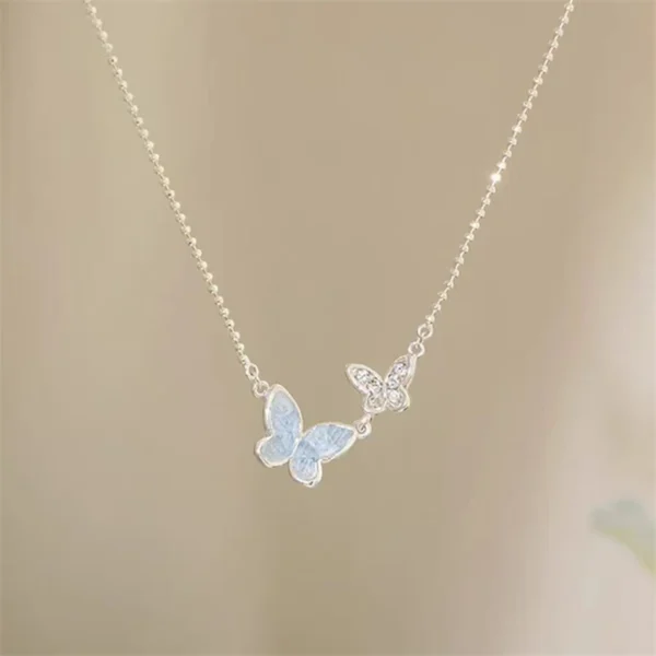 Bleu Butterfly necklace 